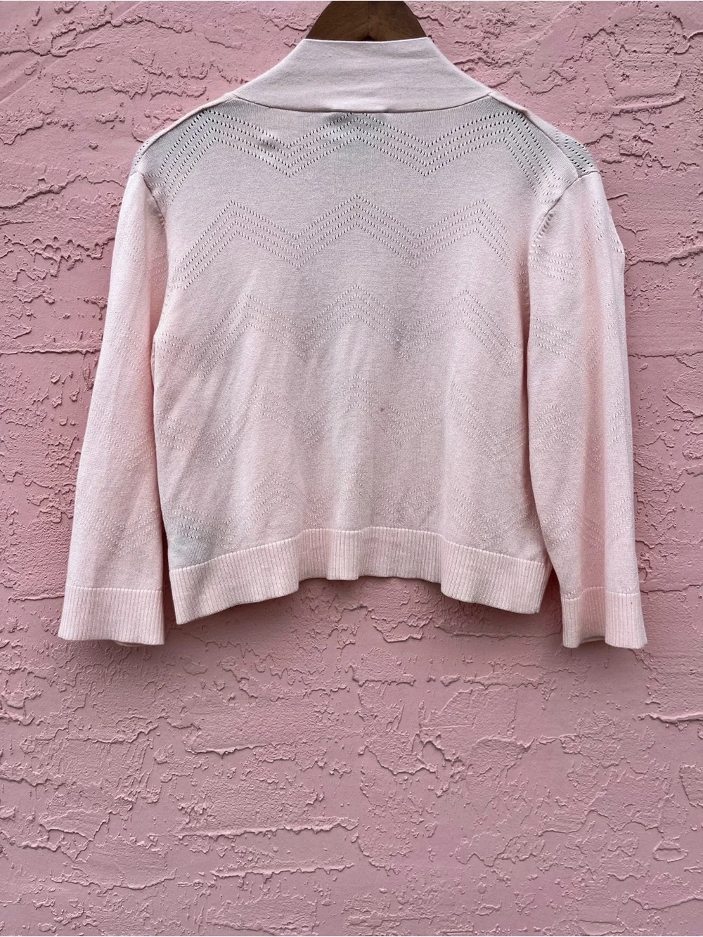 Ronni Nicole Cropped Cardigan Peach Orange